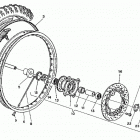 WR-WR U.S.A. 250-360-CR 250 Переднее колесо