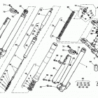 WR-CR-WR U.S.A. 125 Front fork assembly