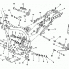 SM 610 R Frame, foot rests
