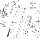 TE 410-610 E Dual Purpose-TE 610 E-LT-SM 610 S Front fork assembly + 45 (te 410 e dual purpose-te...