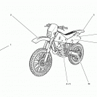 WR-CR-WR U.S.A. 125 Trim (wr 125)