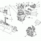 WR-WR U.S.A. 250-360-CR 250 Cylinder head, cylinder, piston, crankshaft (wr-wr...