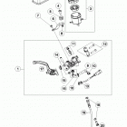 1290 SUPERDUKE R BLACK CHASSIS Главный цилиндр тормозной