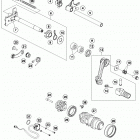 690 ENDURO R ENGINE Механизм переключения