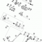 RC 390 WHITE ENGINE Механизм переключения