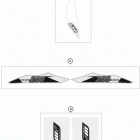 200 XCW CHASSIS Наклейки