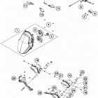 1290 ADV WHITE CHASSIS Фара