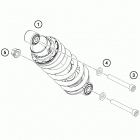 RC 390 WHITE CHASSIS Амортизатор