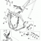 450 XCW CHASSIS Рама