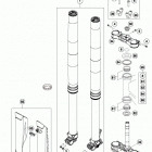 250 SXF CHASSIS Передняя вилка