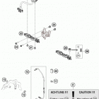 450 XCW CHASSIS Панель инструментов