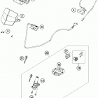RC 390 WHITE CHASSIS Панель приборов