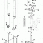 65 SX CHASSIS Передняя вилка