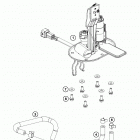 390 DUKE WHITE CHASSIS Топливный насос