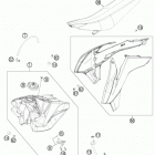 150 SX CHASSIS Бак,сидение
