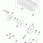 150 SX ENGINE Сцепление