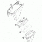 50 SX MINI CHASSIS Воздушный фильтр