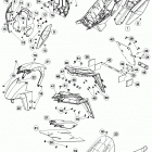 1290 SUPERDUKE R BLACK CHASSIS Обтекатель, крылья