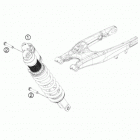 250 XCFW CHASSIS Амортизатор