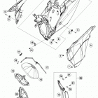 350 XCF CHASSIS Воздушный фильтр