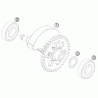 690 DUKE WHITE ENGINE Балансирный вал