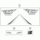 1290 ADV WHITE CHASSIS Наклейки