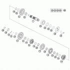 350 EXCF ENGINE Трансмиссия 2-контрпривод