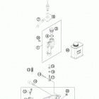 350 EXCF CHASSIS Тормозной цилиндр задний