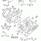 85 SX ENGINE Картер двигателя