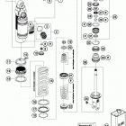 350 XCF CHASSIS Амортизатор в разборе