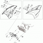 RC 390 CUP USA CHASSIS Боковые обтекатели