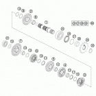 300 XCW ENGINE Трансмиссия 2-контрпривод