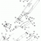 690 ENDURO R CHASSIS Глушитель
