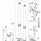 350 XCFW SIXDAYS CHASSIS Передняя вилка