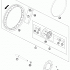 50 SX MINI CHASSIS Переднее колесо