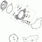 350 EXCF ENGINE Кожух сцепления