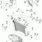 690 ENDURO R ENGINE Система охлаждения