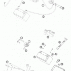 690 DUKE BLACK CHASSIS АКБ