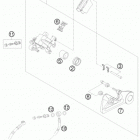 200 XCW CHASSIS Тормозной суппорт задний