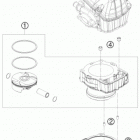 450 XCF ENGINE Цилиндры