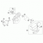 300 XCW ENGINE Электрический стартер
