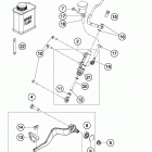 1290 ADV WHITE CHASSIS Тормозной цилиндр задний