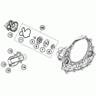 450 XCF ENGINE Водяной насос