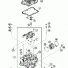 350 XCFW ENGINE Головка цилиндра