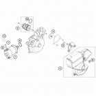 FREERIDE 250 R ENGINE Электрический стартер