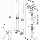 690 ENDURO R CHASSIS Передняя вилка