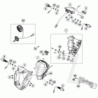 390 DUKE WHITE CHASSIS Фара