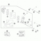 50 SX CHASSIS Передний тормозной суппорт