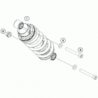 390 DUKE WHITE CHASSIS Амортизатор