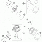 50 SX MINI ENGINE Цилиндр
